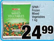  Spar Frozen Mixed Vegetables-1Kg