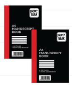 Pen + Gear 96 Page A5 Manuscript Book Feint Margin (667709)