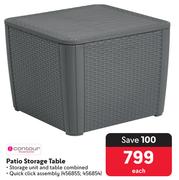 Contour Patio Storage Table-Each