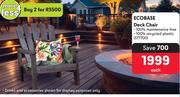 Ecobase Deck Chair-For 2