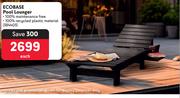 Ecobase Pool Lounger-Each