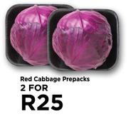Red Cabbage Prepacks-For 2