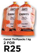 Carrot Thriftpacks-For 2 x 1Kg