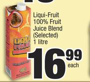 Liqui Fruit 100% Fruit Juice Blend (Selected)-1L Each