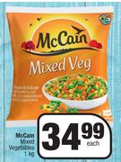 McCain Mixed Vegetables-1kg Each
