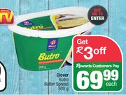 Clover Butro Butter Spread-500g Each