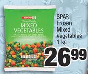Spar Frozen Mixed Vegetables-1kg