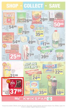 KWIK SPAR Eastern Cape : Save 75% (22 Oct - 3 Nov 2019). Only Available at Selected Stores in the Eastern Cape. Excluding Mthatha, page 2