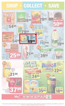 KWIK SPAR Eastern Cape : Save 75% (22 Oct - 3 Nov 2019). Only Available at Selected Stores in the Eastern Cape. Excluding Mthatha, page 2