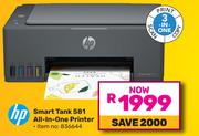 HP Smart Tank 581 All-In-One Printer