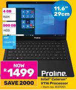 Proline Intel Celeron V116 Processor.