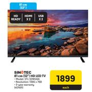 Sinotec 32" (81cm) HD LED TV STL-32WG6A