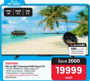 Toshiba 85" (215cm) Premium UHD Smart TV 85M550LN