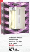 Elizabeth Arden Provocative Woman Gift Set EDP 100ml Plus EDP 15ml-Per Set