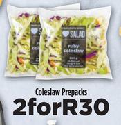 Coleslaw Prepacks-For 2