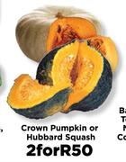 Crown Pumpkin Or Hubbard Squash-For 2