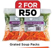 Grated Soup Packs-For 2