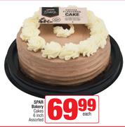 Spar Bakery Cakes 6 Inch Assorted