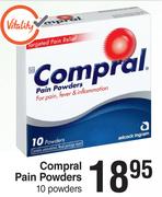 Compral Pain Powders- 10 Powders