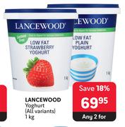 Lancewood Yoghurt (All Variants)-For Any 2 x 1Kg