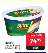 Butro Salted Butter Spread-500g Each