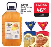 Clover Krush Nectar Blend (All Variants)-3L Each