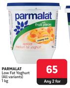 Parmalat Low Fat Yoghurt (All Variants)-For Any 2 x 1Kg