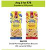 Bakers Good Morning Breakfast Biscuits (All Variants)-For Any 2 x 300g