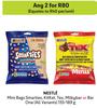 Nestle Mini Bags Smarties, Kitkat, Tex, Milkybar Or Bar One(All Variants)-For Any 2 x 135/198g