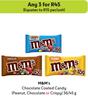 M&M's Chocolate Coated Candy (Peanut, Chocolate Or Crispy)-For Any 3 x 36/45g