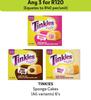 Tinkies Sponge Cakes (All Variants)-For Any 3 x 6's