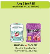 Stimorol Or Clorets Chewing Gum Bottles (All Variants)-For Any 2 x 72.5/84g
