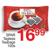 Spar Tagless Teabags-100s