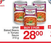 Spar Baked Beans In Tomato Sauce-3 x 410g