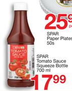 Spar Tomato Sauce Squeeze Bottle-700ml