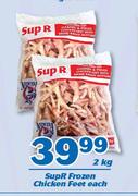 Sup R Frozen Chicken Feet-2kg Each