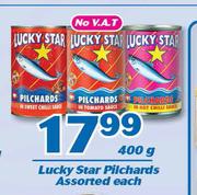Lucky Star Pilchards-400g Each