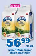 Super White Super Maize Meal-10Kg Each