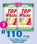 Top White Super Maize Meal-2 x 10kg