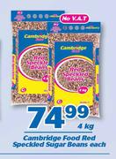 Cambridge Food Red Speckled Sugar Beans-4Kg Each