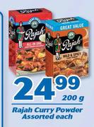 Rajah Curry Powder-200g Each