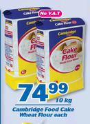 Cambridge Food Cake Wheat Flour-10kg Each