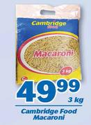 Cambridge Food Macaroni-3kg