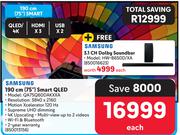 Samsung 75" (190cm) Smart QLED TV QA75Q60DAKXXA
