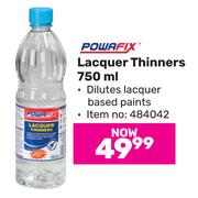 Powafix Lacquer Thinners-750ml