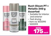 Rust Oleum PT + Metallic Assorted-340g Each