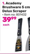 Academy Brushware 5cm Deluxe Scrapper