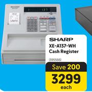 Sharp XE-A137-Wh Cash Register