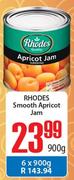 Rhodes Smooth Apricot Jam-900g