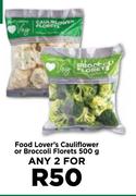 Food Lover's Cauliflower Or Broccoli Flortes-For Any 2 x 500g